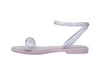 Melissa Wave AD Flat Strappy Lilac Sandal for Women – Trendy and lightweight flat sandals with a stylish tubular strap design, perfect for casual and summer fashion.