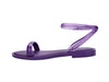 Melissa Wave AD Flat Strappy Purple Sandal for Women – Stylish and comfortable flat sandals with a modern strappy design, perfect for casual and summer wear.