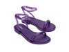 Melissa Wave AD Flat Strappy Purple Sandal for Women – Stylish and comfortable flat sandals with a modern strappy design, perfect for casual and summer wear.