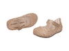 Mini Melissa Campana Papel stylish beige sandal for babies – comfy toddler footwear with woven design