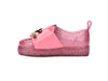 Mini Melissa Jelly Pop Cat Applique Pink Shoes for Baby Girl – Adorable and comfortable jelly shoes featuring a cute cat applique, perfect for little feet.