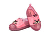 Mini Melissa Jelly Pop Cat Applique Pink Shoes for Baby Girl – Adorable and comfortable jelly shoes featuring a cute cat applique, perfect for little feet.