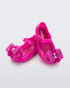 Mini Melissa Ultragirl Sweet XI pink Ballerinas for Babies – Adorable and comfortable ballerina shoes with bow detail, perfect for babies’ casual and special occasions.