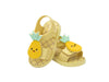 Mini Melissa Jump Fruitland BB Yellow Sandal With Pineapple Design