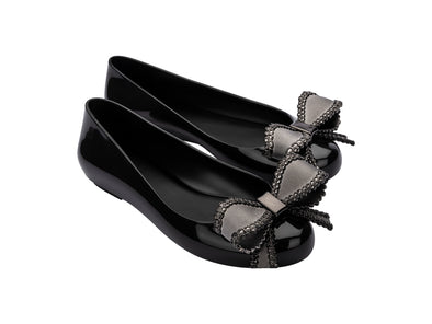 bow style ballerina shoes