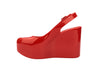 Melissa Groovy Wedge Ad Red Sandal
