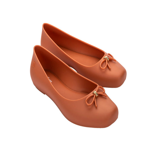 Melissa Aura Basic AD Classic Orange Ballerinas For Women