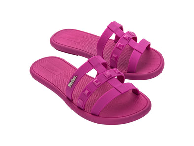 Buy Women Shoes Online Melissa India Shoes Pink Flat Slide