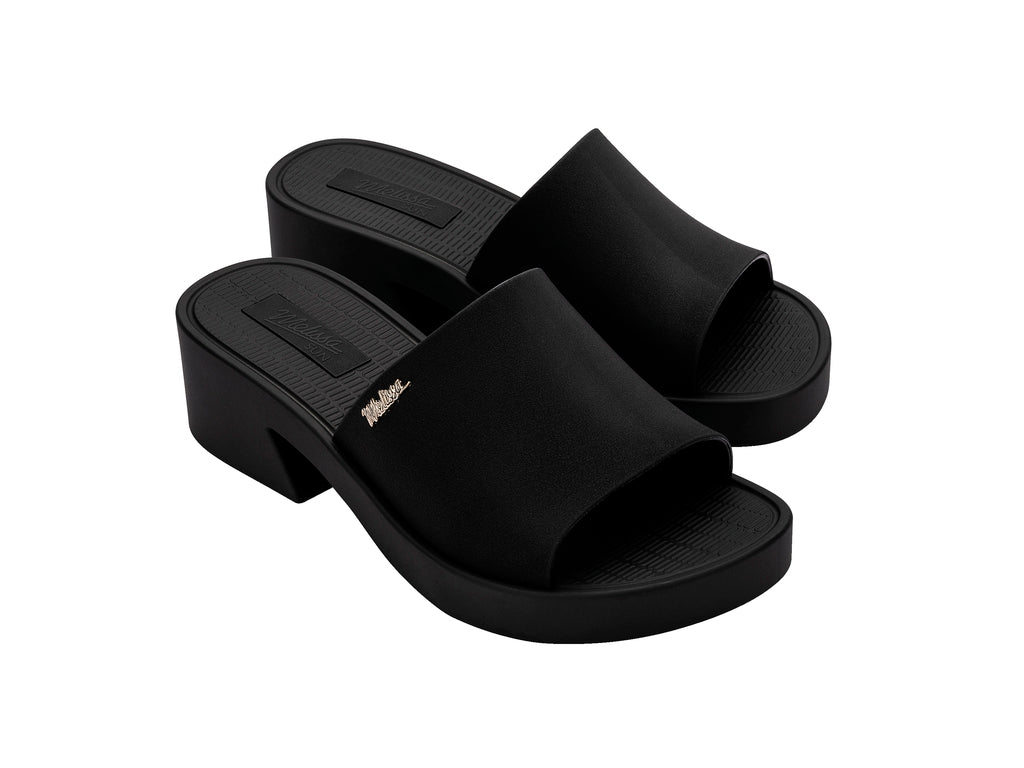 Buy Melissa Slip-On Block Heels Online Women's Black Block Heel