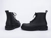 black high ankle boots