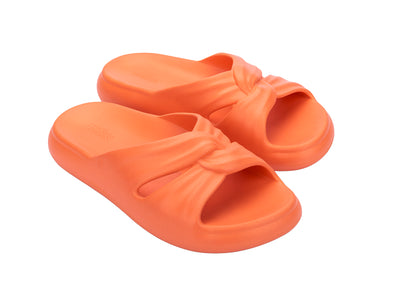 Melissa Beach Slide, orange Slip-ons