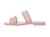 Fashionable slides, Pink slip-on sandals