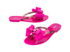 bow sandals flat