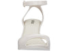 Melissa Blanca Ankle Strap Peep Toe Wedges Heel White Sandal for Women – Elegant and comfortable wedge sandals with a peep-toe design and secure ankle strap, perfect for casual and dressy occasions.