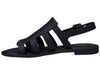 Melissa Boemia Flat Gladiator Black Sandal for Women - Stylish and Versatile Footwear for Any Occasion