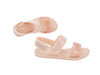 Melissa Bubble Velcro Flat Everyday Beige Sandal for Women – Comfortable and stylish flat sandals with an adjustable Velcro strap, perfect for everyday wear and casual outings.