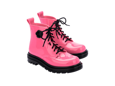 Melissa Coturno Viktor & Rolf High Ankle Lace-Up Pink Boots for Women – Stylish and durable high-ankle boots with a trendy lace-up design, perfect for fashion-forward looks and all-day comfort.