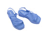 Melissa Essential classy platform strappy blue sandal for women – stylish elevated summer footwear with comfort and modern design