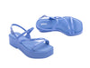 Melissa Essential classy platform strappy blue sandal for women – stylish elevated summer footwear with comfort and modern design