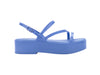 Melissa Essential classy platform strappy blue sandal for women – stylish elevated summer footwear with comfort and modern design