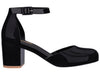 Melissa Femme Block Heel Black Sandal for Women - Stylish and Elegant Partywear Sandals