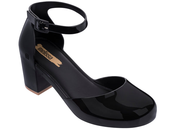 Melissa Femme Block Heel Black Sandal for Women - Stylish and Elegant Partywear Sandals