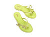 Melissa Flip Flop Slim II Bow Detail Yellow Beachwear Slipper for Women – Trendy and comfortable slim flip-flops with a stylish bow design, perfect for beach outings and casual wear.