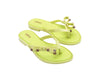 Melissa Flip Flop Slim II Bow Detail Yellow Beachwear Slipper for Women – Trendy and comfortable slim flip-flops with a stylish bow design, perfect for beach outings and casual wear.