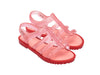 Melissa Flox Bubble Pink Flat Strappy Casual Sandal for Women – Stylish and Comfortable Everyday Footwear with Wide Straps and a Lightweight Design.