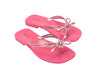 Melissa Harmonic Squared Chrome Pink Flip Flop Slipper for Women – Stylish and comfortable flat flip-flops with a chic chrome finish, perfect for casual and everyday wear.