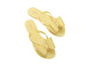 Melissa Harmonic Sweet IV yellow flat flipflops with bow for women – stylish and comfortable casual footwear