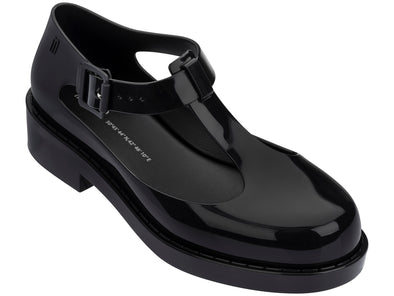 Melissa Kazakova Buckle Black Sandal for Ladies – Stylish and Comfortable Women's Black Sandals with Adjustable Buckle