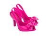 Melissa Lady Dragon Hot Pink Stiletto Heels Sandals for Women - Elegant Partywear Peep-Toe Shoes peep toe heels