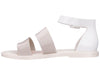 Melissa Model Flat Strappy Beige Sandal with lightweight construction and comfortable sole.