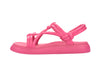 Melissa Papete Essential Sand Salinas Pink Sandal styled for a casual summer look.