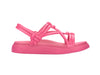 Melissa Papete Essential Sand Salinas Pink Sandal styled for a casual summer look.