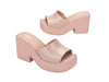 Melissa Posh AD Beige Platform Heel Slide for Women – Stylish and comfortable slip-on sandals with a trendy platform heel, perfect for any occasion.