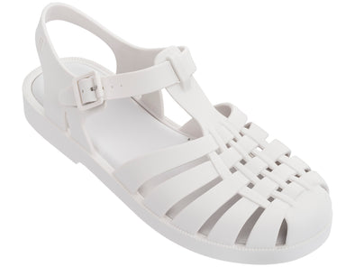 Melissa Possession White Flat Sandal for Women – Stylish and comfortable white flat jelly sandal perfect for everyday wear.