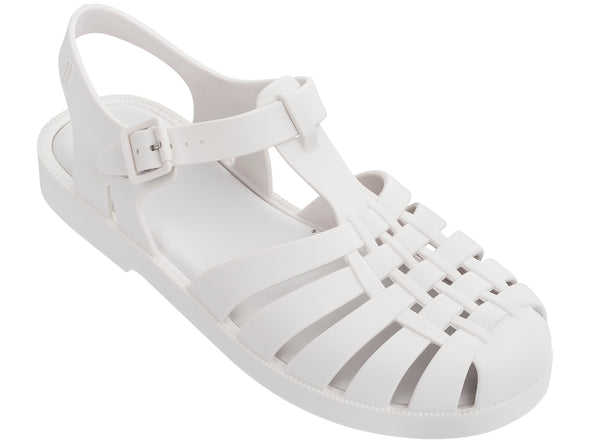 Melissa Possession White Flat Sandal for Women – Stylish and comfortable white flat jelly sandal perfect for everyday wear.