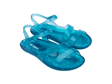 Melissa Real Jelly Flat Blue Sandal for Men and Women - Stylish and Comfortable Unisex Sandals