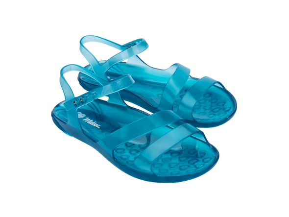 Melissa Real Jelly Flat Blue Sandal for Men and Women - Stylish and Comfortable Unisex Sandals