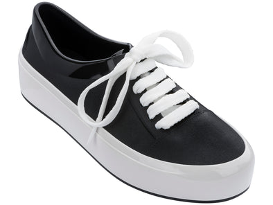 Melissa Street AD Extended Sizing Black Sneaker – Stylish and Comfortable Women's Sneakers for Everyday Wear.