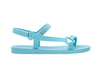 Melissa Sun Downtown flat light blue sandal for women – trendy casual summer footwear