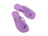 Melissa Sun Long Beach AD Flat Purple Flipflops for Women - Stylish and Comfortable Casual Footwear