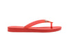 Melissa Sun red flip flop slippers for women – stylish and lightweight vegan sandals made with Melflex, perfect for casual daily wear and summer comfort.