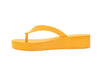 Melissa Sun Venice AD Yellow Platform Flipflop Slippers for Women - Comfortable and stylish footwear for casual outings.