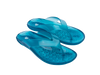 Melissa The Real Jelly Clear Blue Flip Flop Unisex Slippers – Trendy and comfortable jelly slippers with a transparent blue design, perfect for casual wear.