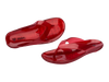 Melissa The Real Jelly Red Flip Flop Slippers – Stylish and water-resistant jelly slippers made from signature fruit-scented PVC, offering comfort and a bold red design for everyday wear.