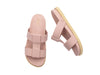Melissa Way Platform Slide Pink Slip-On Sandals for Women
