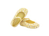 Mini Melissa Dora Floral Printed Yellow Ballerinas for Babies – Adorable and comfortable baby ballerina shoes with a vibrant floral print, perfect for little feet.